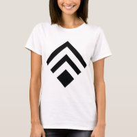 Geometrischer Pfeil 02 - Schwarz