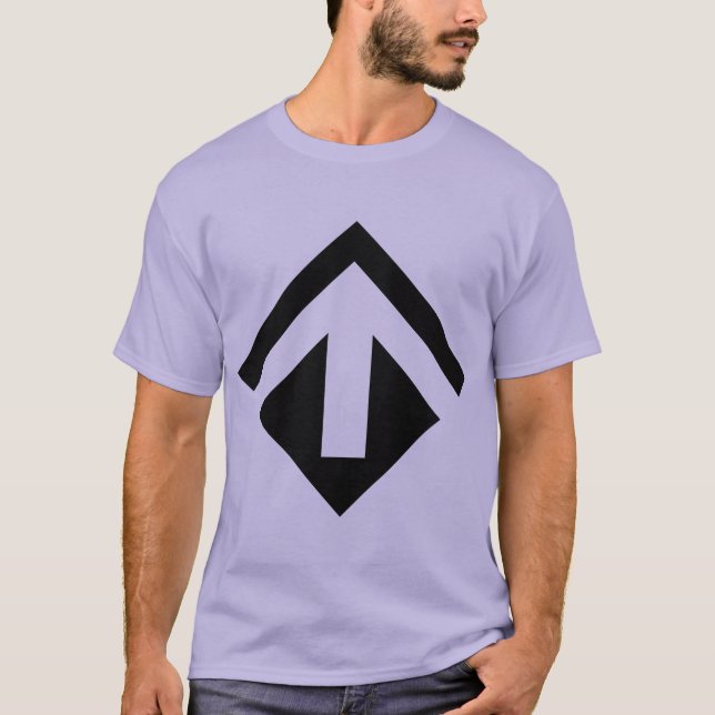 Geometrischer Pfeil 02 T-Shirt (Vorderseite)