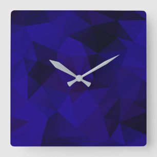 geometrischer Polygondreieck Quadratische Wanduhr