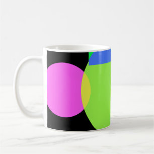 Geometrischer Regenbogen Kaffeetasse