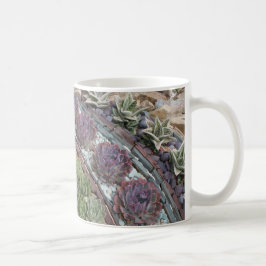Geometrischer saftiger Garten Kaffeetasse