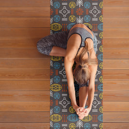 geometrischer Skandinavier Yogamatte