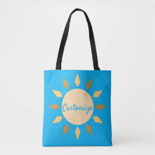 Geometrischer Sonnenkreis Thunder_Cove Tasche