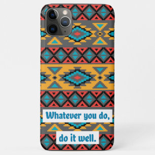 Geometrischer Stammes-Spruch Case-Mate iPhone Hülle