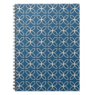 Geometrischer, stilvoller Vintager Hintergrund. Notizblock