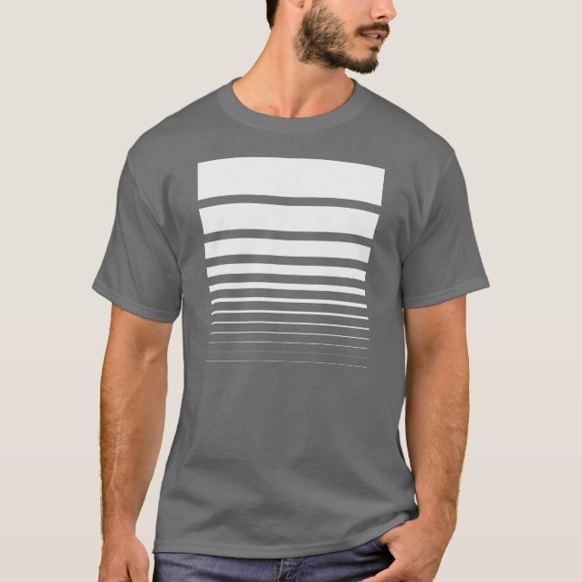 Geometrischer T - Shirt Fibonacci-Reihenfolge, (Vorderseite)