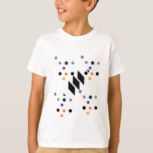 Geometrischer T - Shirt für Kinder