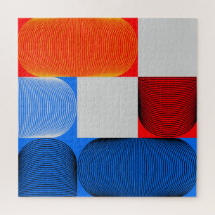Geometrischer Übergang: abstraktes Vintages Muster
