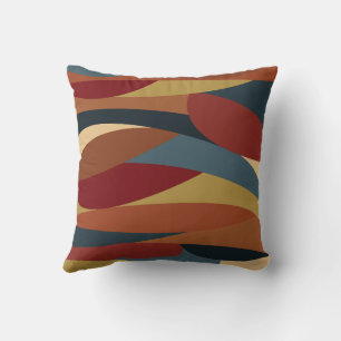 Geometrischer undurchsichtiger Buntglas-Stil Abstr Kissen