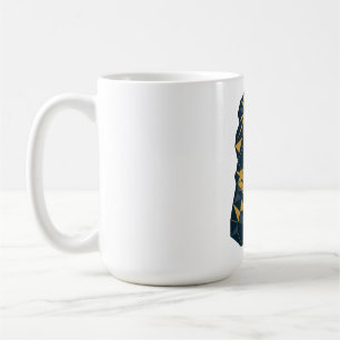Geometrischer Vater mit Cubs Bester Vater Kaffeetasse