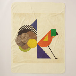 Geometrischer Vogel Sherpadecke