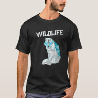 Geometrischer Wolf Wildlife Zoo Tiere Wildtiere