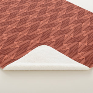 Geometrischer Zedernschuh (3 Größen) Sherpadecke