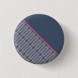 Geometrisches 3 Abstraktes Muster Button