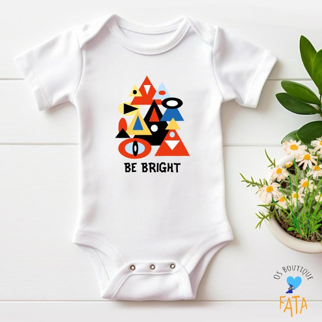 Geometrisches abstrakt baby strampler (Von Creator hochgeladen)