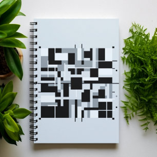 Geometrisches Abstrakt Blocks-Notebook Notizblock