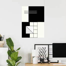 Geometrisches Abstrakt Poster