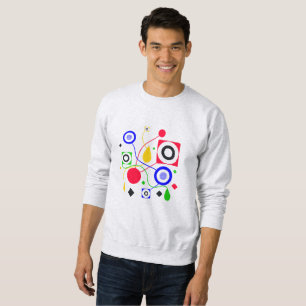 Geometrisches abstrakt sweatshirt