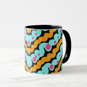 Geometrisches abstrakt tasse
