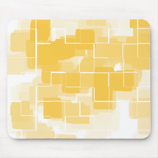 Geometrisches Abstrakte "Melon" Mousepad (Vorne)