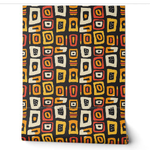 Geometrisches Abstraktes afrikanisches Muster Tapete