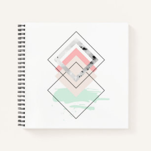 Geometrisches abstraktes Design Notizbuch