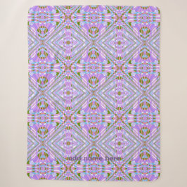 Geometrisches abstraktes Diamantmuster Sherpadecke