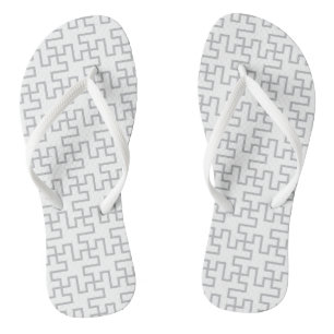 Geometrisches Abstraktes Fußbodendesign Flip Flops