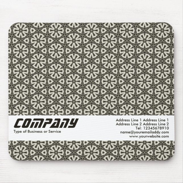 Geometrisches Abstraktes Geschäft Mousepad (Vorne)