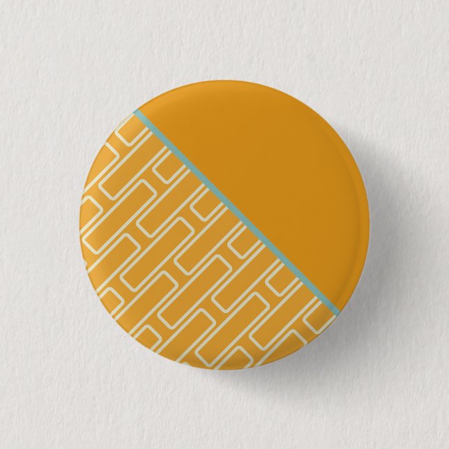 Geometrisches abstraktes Muster 2 Button (Vorderseite)