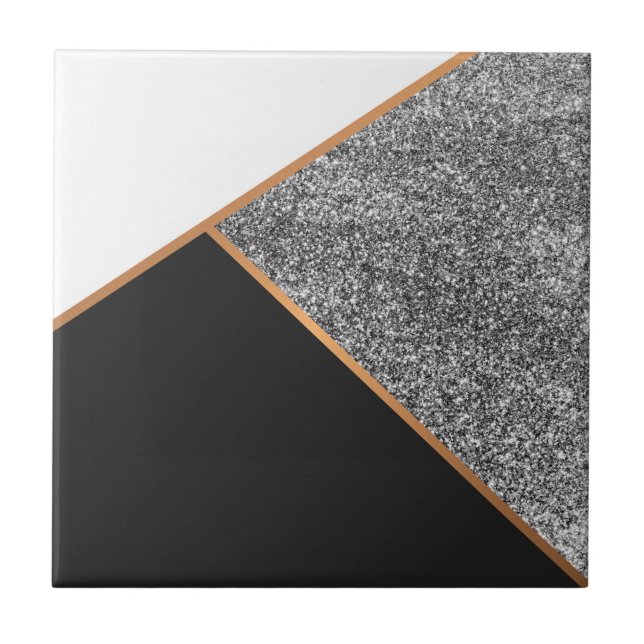 Geometrisches Abstraktes Muster Fliese (Vorderseite)