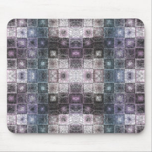 Geometrisches abstraktes Muster mit Drahtgitterwür Mousepad