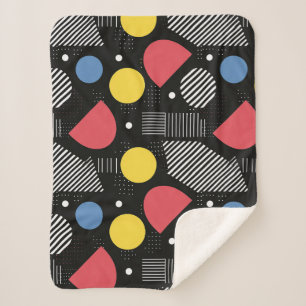 Geometrisches Abstraktes Muster Sherpadecke