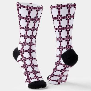 Geometrisches abstraktes Muster Socken