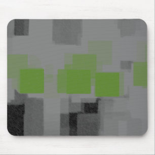 Geometrisches Abstraktes "Nachtsichtgerät" Mousepad