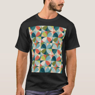 Geometrisches, Abstraktes Nahtloses Design Mitte d T-Shirt