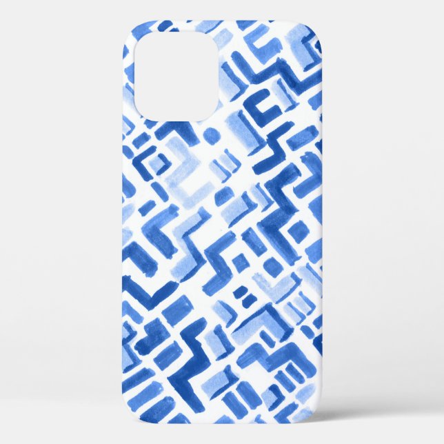 Geometrisches Abstraktes Nahtloses Muster Case-Mate iPhone Hülle (Rückseite)