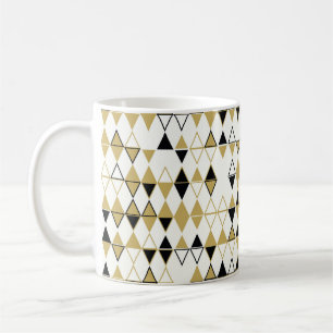 Geometrisches abstraktes nahtloses Muster der farb Kaffeetasse