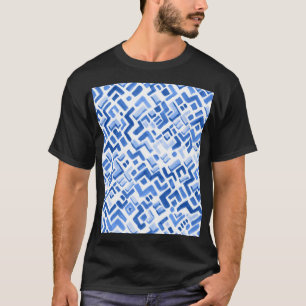 Geometrisches Abstraktes Nahtloses Muster T-Shirt