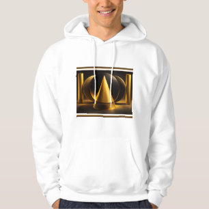 Geometrisches abstraktes Poster – Lebendiges moder Hoodie