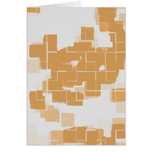 Geometrisches Abstraktes "Pumpkin Pie"