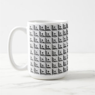 Geometrisches Anhänger-Muster Kaffeetasse