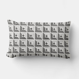 Geometrisches Anhänger-Muster Lendenkissen