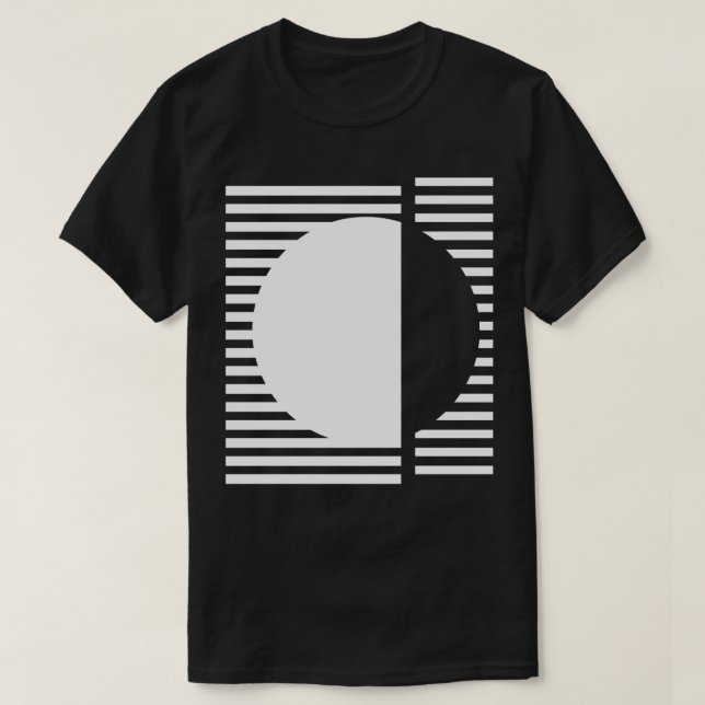 Geometrisches Bauhaus T-Shirt (Design vorne)