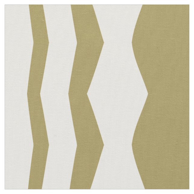 Geometrisches Beige und Weiß Stoff (Nahaufnahme)