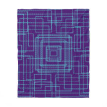 Geometrisches blaues Muster