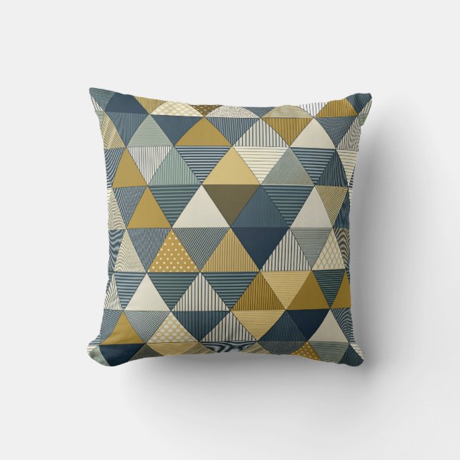 Geometrisches Bliss-Kissen Kissen (Vorderseite)