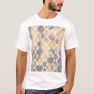 Geometrisches Boho-Stamm: Störendes Muster. T-Shirt