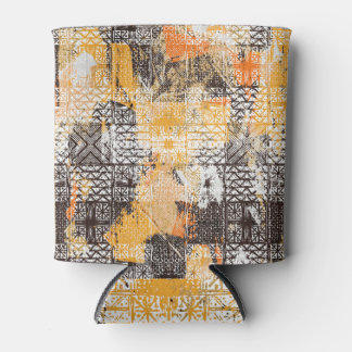 Geometrisches Boho-Stammes-Distressed-Muster Dosenkühler