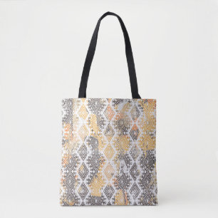 Geometrisches Boho-Stammesdesign: abgenutztes Must Tasche
